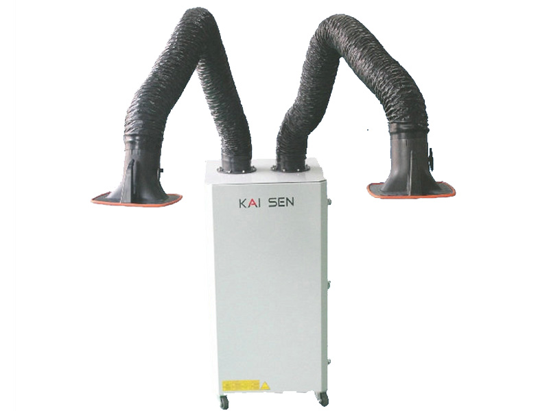 经济高效配两根吸气臂焊接烟尘打磨粉尘净化器 KSJ2.2S